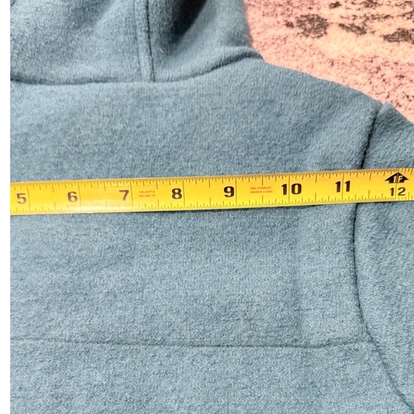 Disana Felix Wool Fleece Hooded Jacket Teal Blue Kids Size 110 116 5-6 Years - Picture 10 of 12